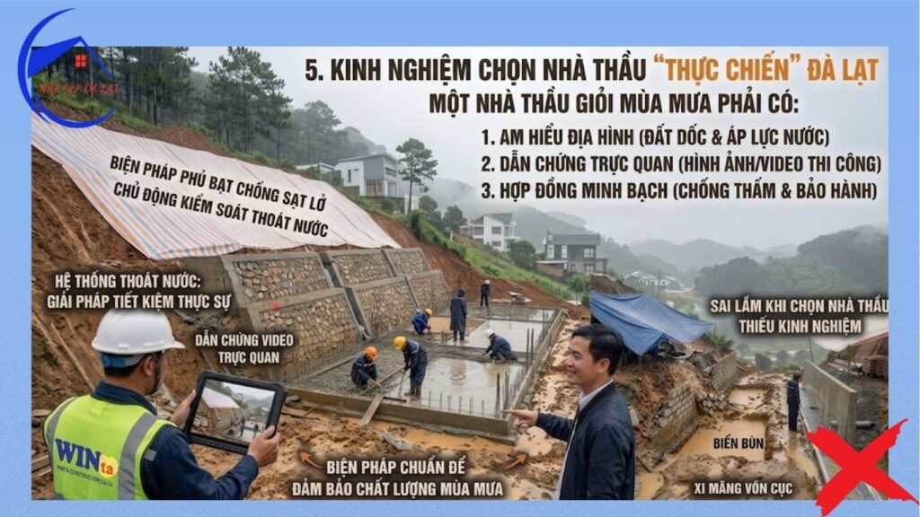 Lựa chọn nhà thầu có năng lực và am hiểu tại Đà Lạt