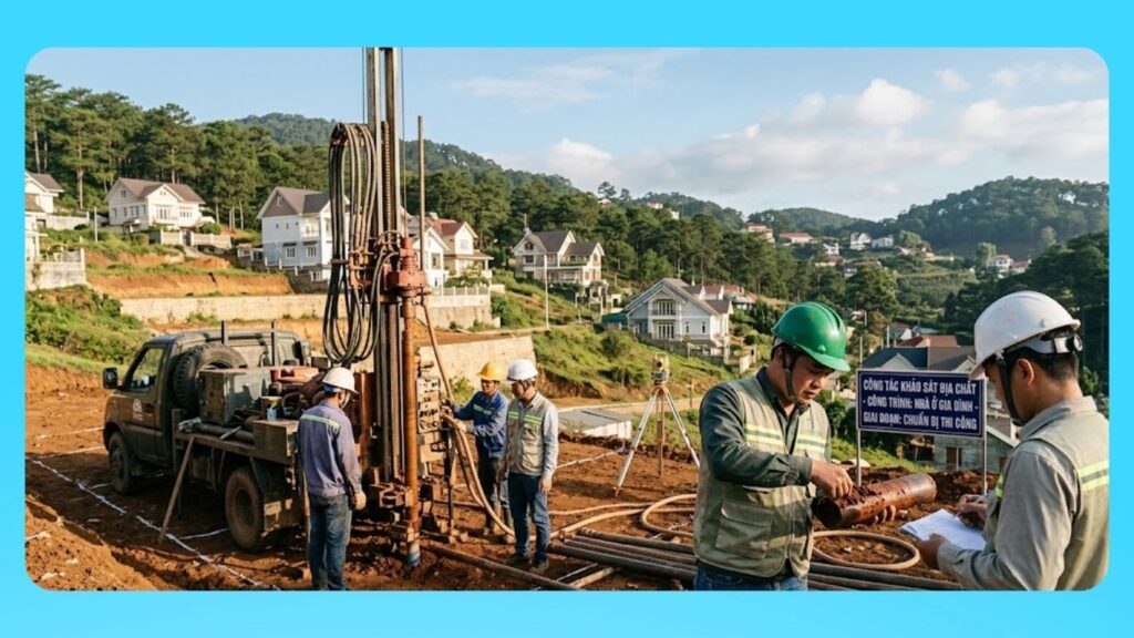 Quy Trình Thi Công Nhà Phần Thô Chuẩn Kỹ Thuật Từ A - Z 2 Quy trình thi công nhà phần thô liên quan đến phần móng
